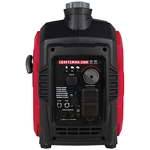 Craftsman C0010250 2,500-Watt Gas Portable Generator - Reliable Power for Outdoor Activities