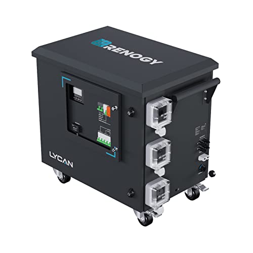 Renogy Solar Generator Portable Home Battery(LiFePO4),4.8KWh Expandable Portable Power Station,Huge 3500W AC Output