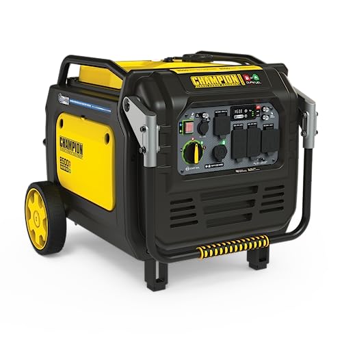Champion Power Equipment 201175 8500-Watt Electric Start Dual Fuel Inverter Generator with Quiet Technology and CO Shield