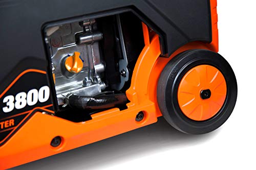 WEN 56380i Super Quiet 3800-Watt RV-Ready Portable Inverter Generator with Fuel Shut-Off and Electric Start