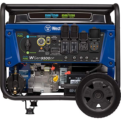 Westinghouse Outdoor Power Equipment 12500 Peak Watt Dual Fuel Home Backup Portable Generator
