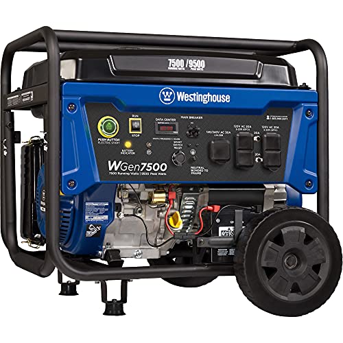 Westinghouse Outdoor Power Equipment 9500 Peak Watt Home Backup Portable Generator