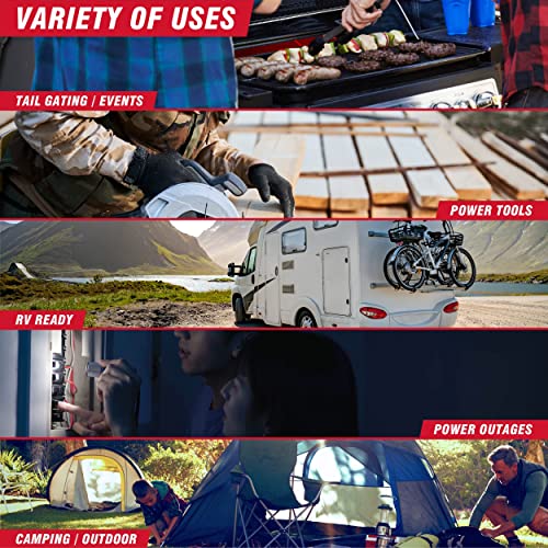 A-iPower Portable Inverter Generator, 7600W Dual Fuel Electric Start RV Ready