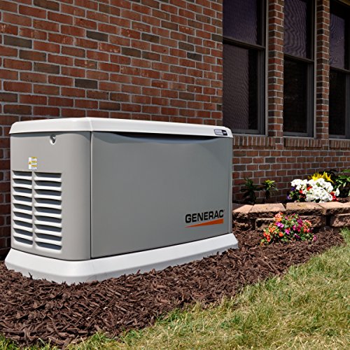 Generac 7043 Home Standby Generator 22kW/19.5kW Air Cooled with Whole House 200 Amp Transfer Switch