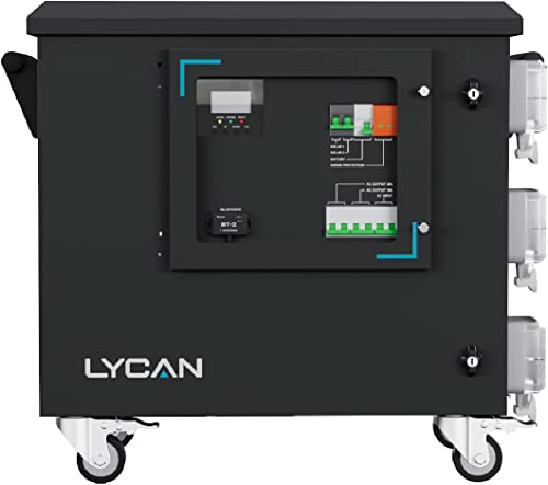 Renogy Solar Generator Portable Home Battery(LiFePO4),4.8KWh Expandable Portable Power Station,Huge 3500W AC Output