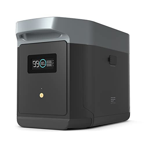 EF ECOFLOW DELTA 2 Max Power Station Extra Battery, 2048Wh LiFePO4 (LFP) Battery