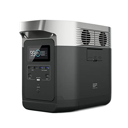 EF ECOFLOW Portable Power Station Delta 1000, 1008Wh Solar Generator with 6 x 1600W(3100W Surge) AC Outlets