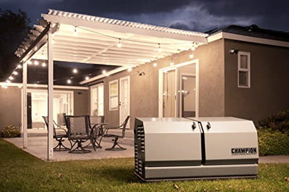 Champion Power Equipment 100177 8.5-kW Home Standby Generator with 50-Amp Outdoor-Rated Automatic Transfer Switch