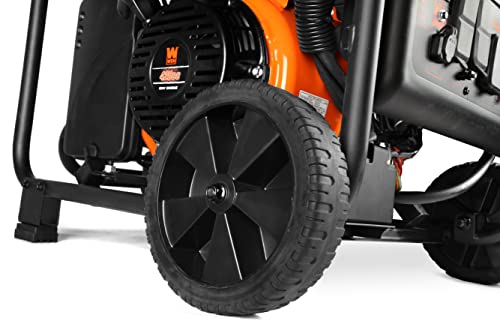 WEN DF875iX 8750-Watt RV and Transfer-Switch-Ready 120V/240V Dual Fuel Open Frame Inverter Generator