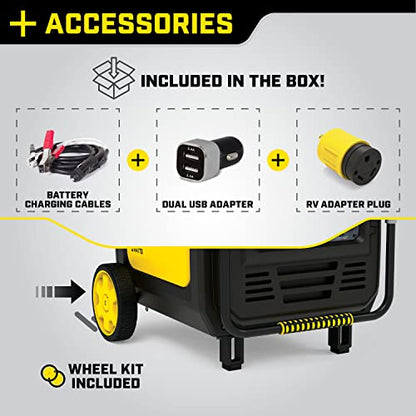 Champion Power Equipment 100719 8500-Watt Portable Inverter Generator, Electric Start and CO Shield