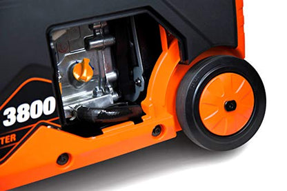 WEN 56380i Super Quiet 3800-Watt RV-Ready Portable Inverter Generator with Fuel Shut-Off and Electric Start