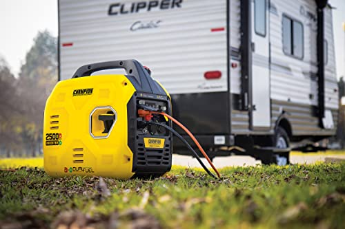 Champion Power Equipment 201183 2500-Watt Ultralight Portable Dual Fuel Inverter Generator with CO Shield®