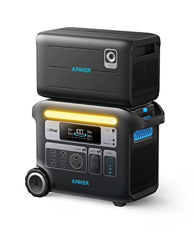 Anker SOLIX F2000 Portable Power Station, PowerHouse 767 and 760 Expansion Battery