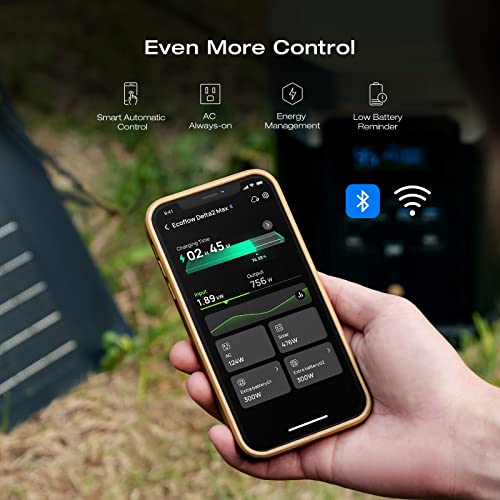 EF ECOFLOW DELTA 2 Max Power Station Extra Battery, 2048Wh LiFePO4 (LFP) Battery