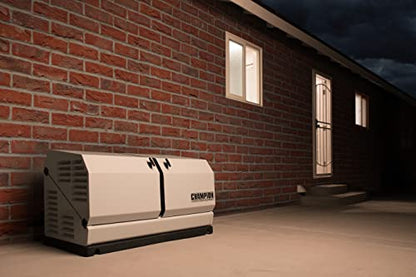 Champion Power Equipment 100177 8.5-kW Home Standby Generator with 50-Amp Outdoor-Rated Automatic Transfer Switch