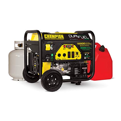 Champion 8000-Watt Dual Fuel Portable Generator with Electric Start