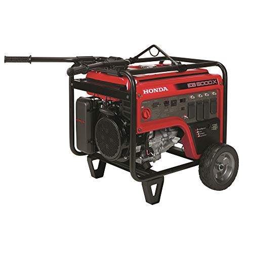 Honda 664310 EB5000X3 120/240V 5000-Watt 6.2 Gallon Portable Generator with Co-Minder