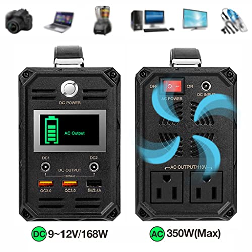 ACTEA 300W Solar Generator Portable Power Station 222Wh Generator 100-240V Power Supply for Outdoor Use