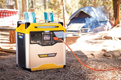 Champion Power Equipment 100593 3276-Wh Power Station 3200/1600-Watt Portable Lithium-Ion Battery Solar Generator