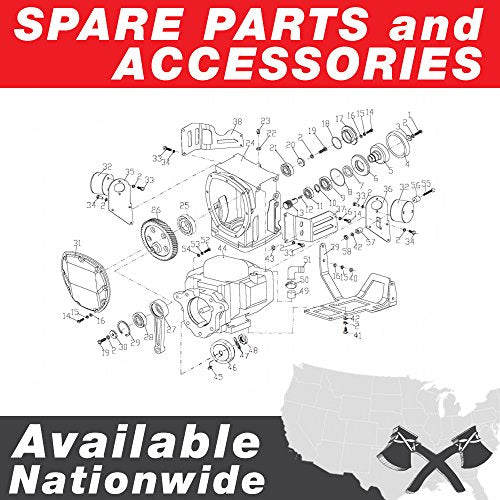 TOMAHAWK 15 HP Engine Driven Portable 2,000 Watt Generator with 210 Amp Stick and TIG Welder with Kit