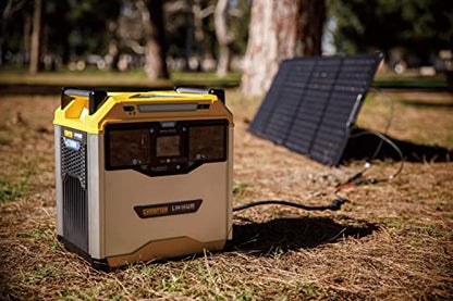 Champion Power Equipment 100593 3276-Wh Power Station 3200/1600-Watt Portable Lithium-Ion Battery Solar Generator