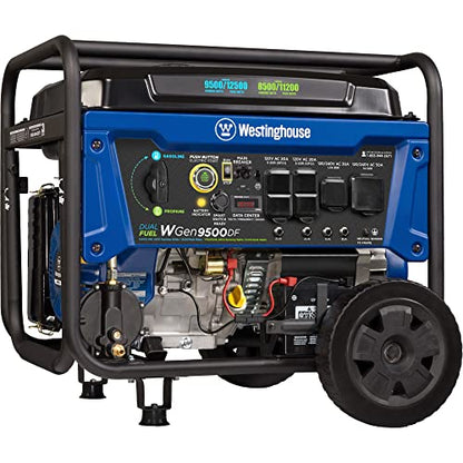 Westinghouse Outdoor Power Equipment 12500 Peak Watt Dual Fuel Home Backup Portable Generator